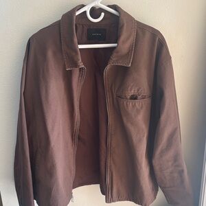 PacSun Chocolate Brown Lightweight Jacket